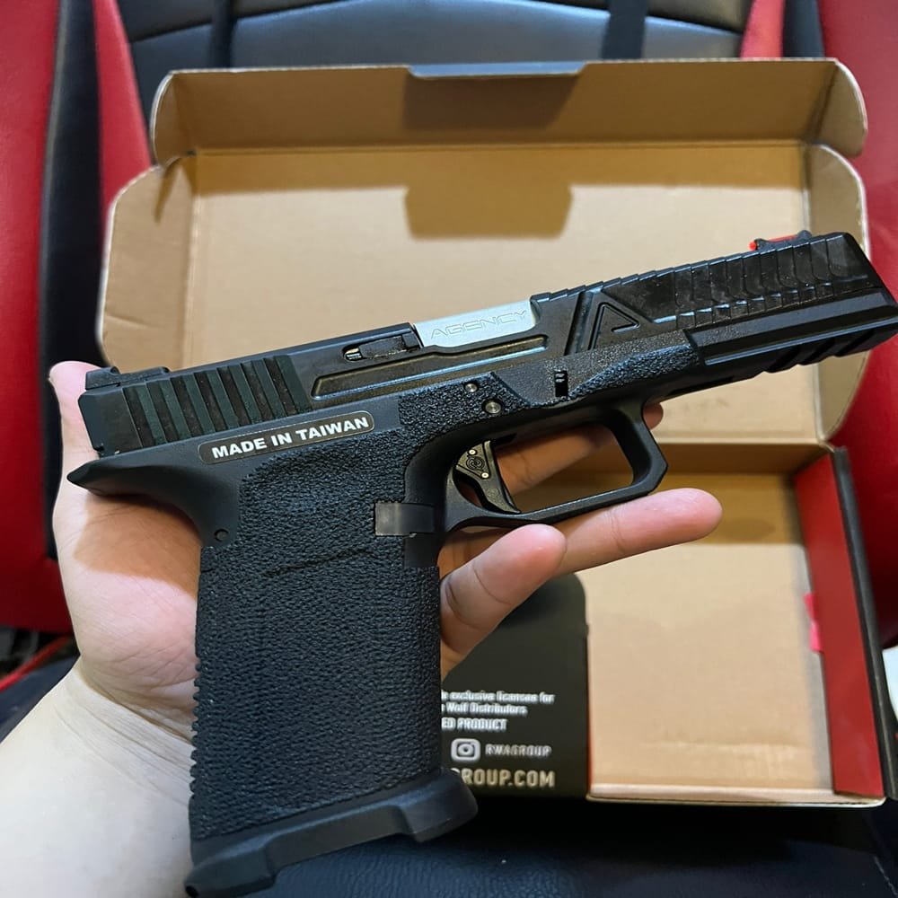 RWA Agency Arms EXA Glock 17 GBB Airsoft – Fully Licensed Gas Blowback Pistol 6mm - Gambar 4