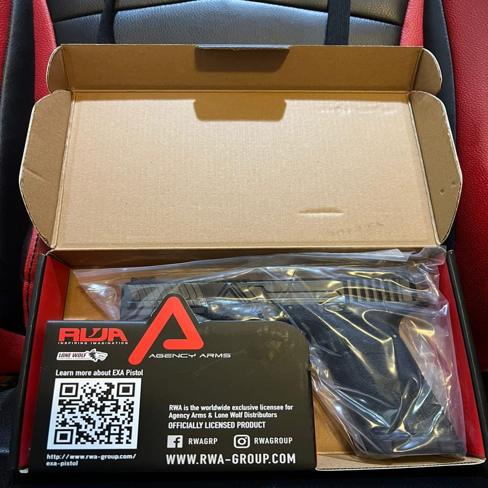 RWA Agency Arms EXA Glock 17 GBB Airsoft – Fully Licensed Gas Blowback Pistol 6mm - Gambar 9
