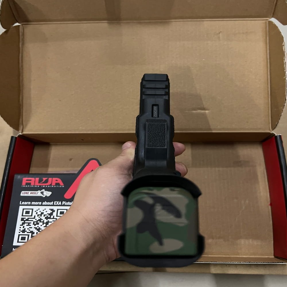 RWA Agency Arms EXA Green Gas Airsoft Pistol – Cerakote Woodland Licensed GBB 6mm - Gambar 6