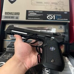 Alternative view of Tokyo Marui Biohazard Albert.W.Model 01P – Umbrella Corporation GBB Airsoft Pistol 6mm