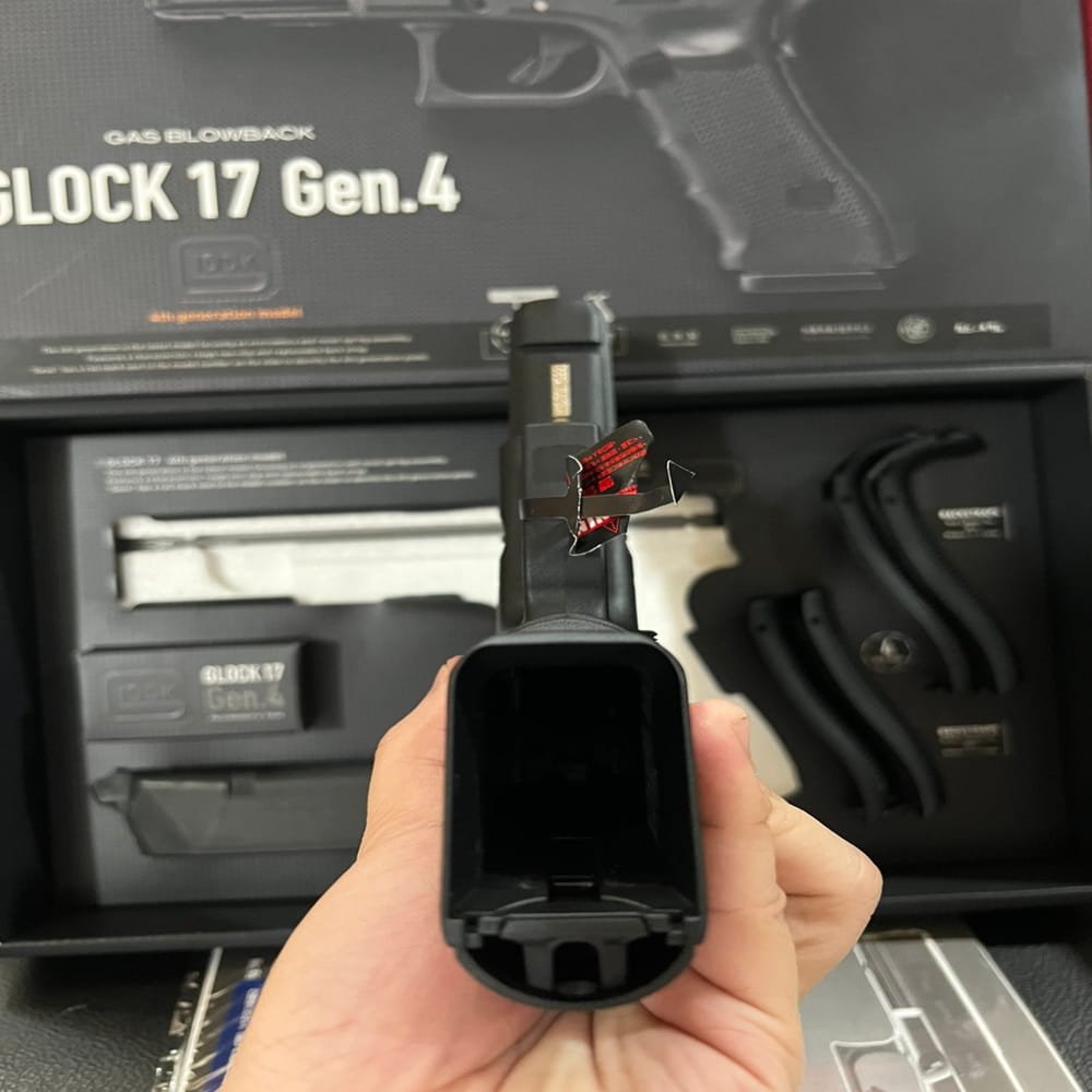 Tokyo Marui Glock 17 Gen 4 GBB Airsoft Pistol – Semi Auto 6mm Gas Blowback - Gambar 7
