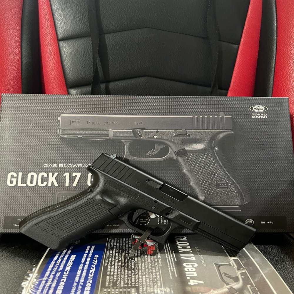 Tokyo Marui Glock 17 Gen 4 GBB Airsoft Pistol – Semi Auto 6mm Gas Blowback - Gambar 10