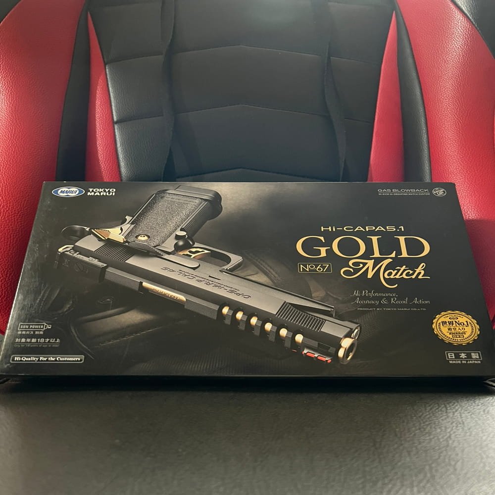 Tokyo Marui Hi-Capa 5.1 Gold Match GBB Airsoft – Gas Blowback Pistol 6mm - Gambar 4