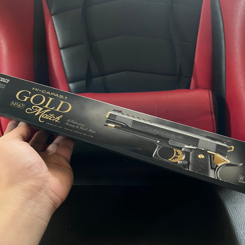 Tokyo Marui Hi-Capa 5.1 Gold Match GBB Airsoft – Gas Blowback Pistol 6mm - Gambar 7