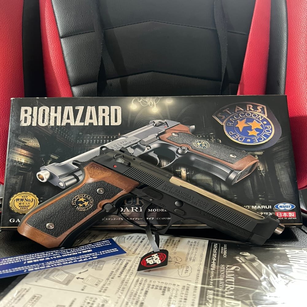 Tokyo Marui Samurai Edge Std. High Grade GBB Airsoft – Resident Evil Biohazard Pistol 6mm - Gambar 10