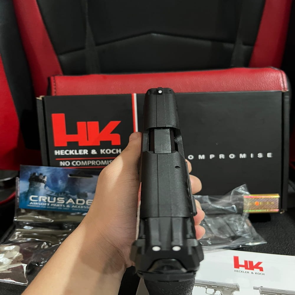 Umarex / VFC H&K VP9 GBB Airsoft – Fully Engraved Licensed Gas Blowback Pistol 6mm - Gambar 5