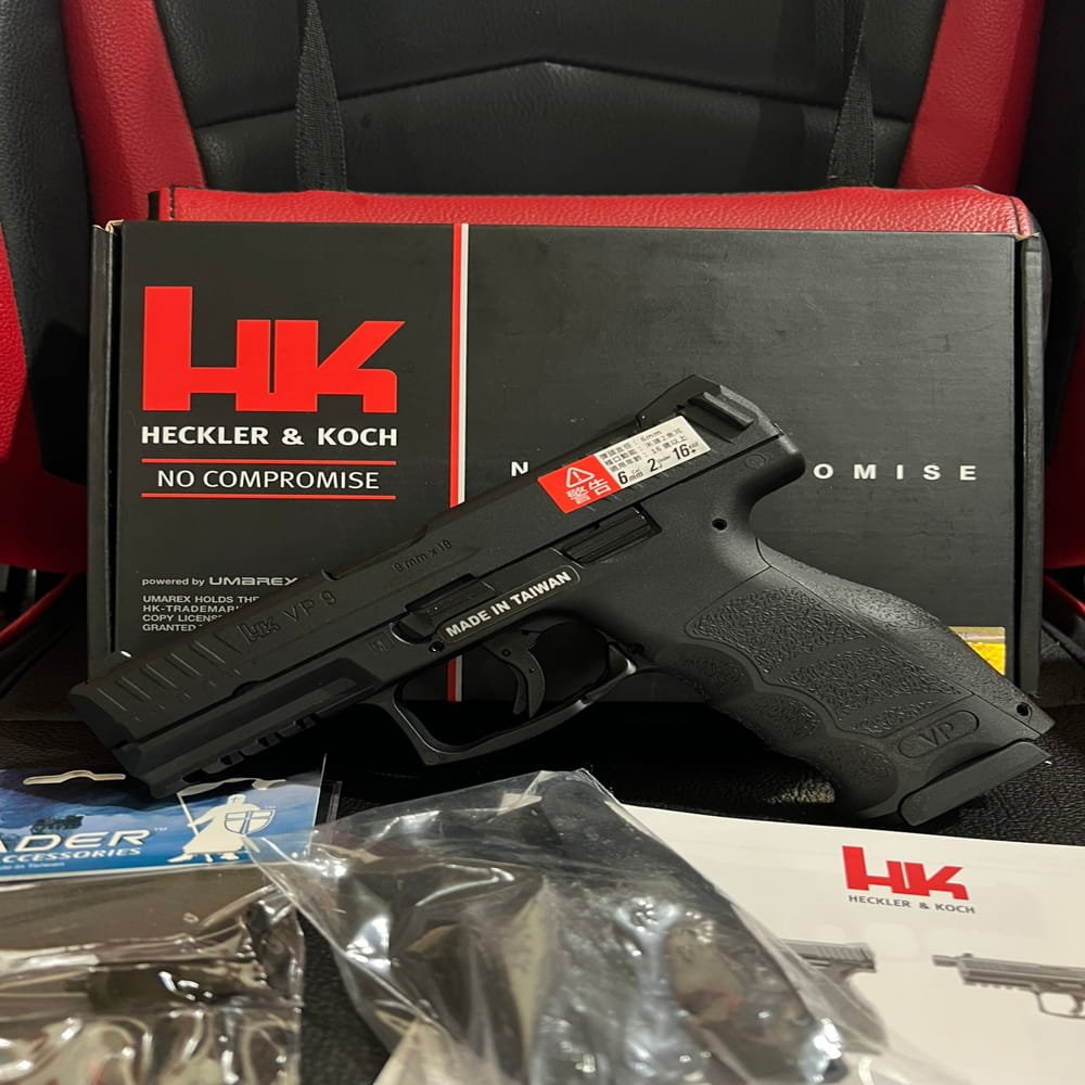 Umarex / VFC H&K VP9 GBB Airsoft – Fully Engraved Licensed Gas Blowback Pistol 6mm - Gambar 8