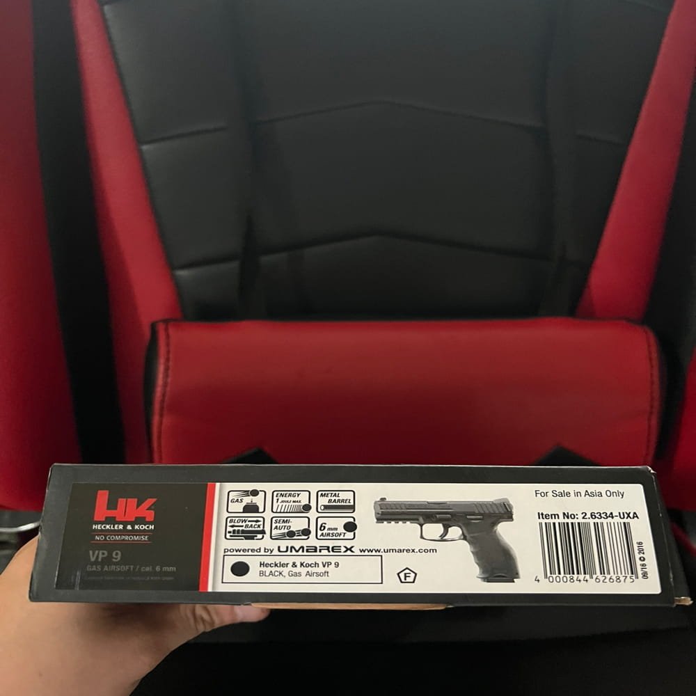 Umarex / VFC H&K VP9 GBB Airsoft – Fully Engraved Licensed Gas Blowback Pistol 6mm - Gambar 10