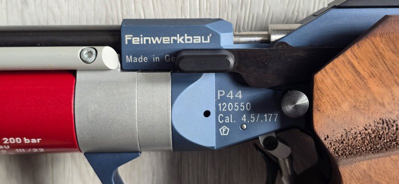Feinwerkbau P44 Match Air Pressure Pistol - Gambar 4