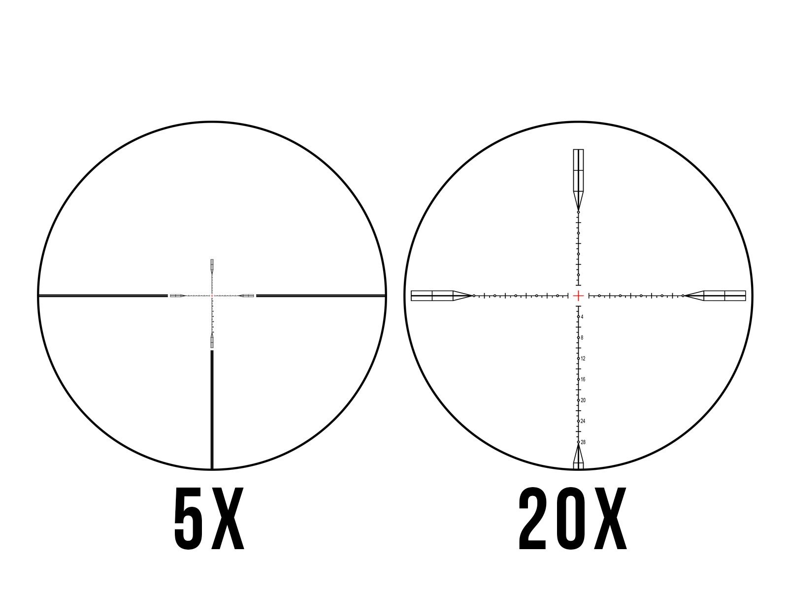 Element Optics Nexus 5-20x50 FFP EHR-1C MOA Reticle - Gambar 7