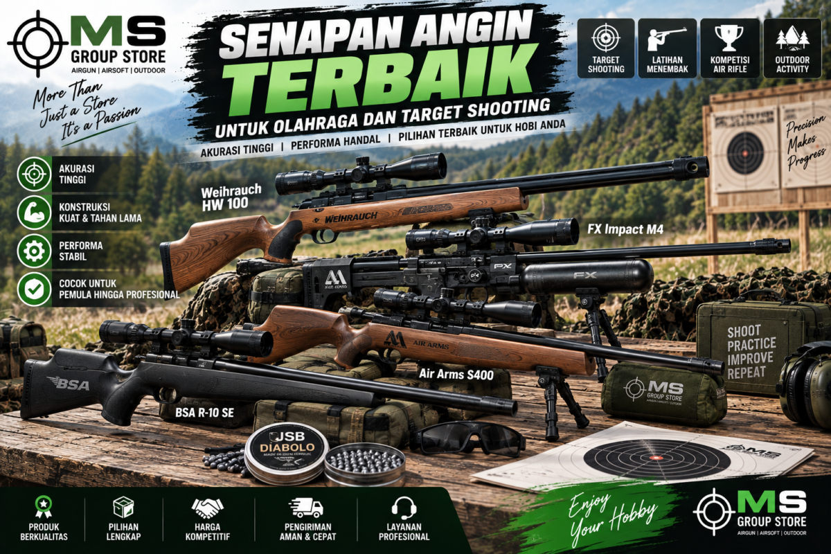 Senapan Angin Terbaik untuk Olahraga dan Target Shooting