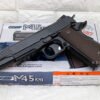 Pistol KWC M45A1 CQBP dengan slide metal, frame polymer dan magazen CO2
