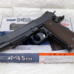 Pistol KWC M45A1 CQBP dengan slide metal, frame polymer dan magazen CO2