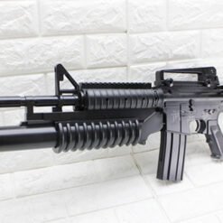 KWC Colt M4A1 dengan mock M203 dan bodi ABS Plastic
