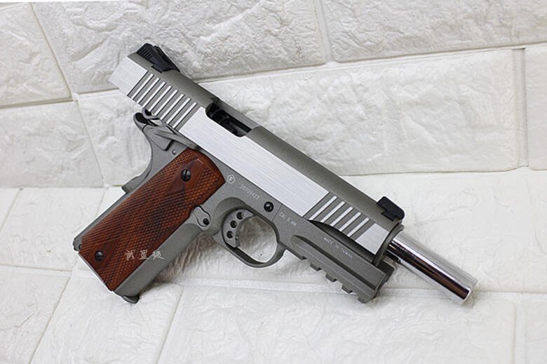 KWC Colt Rail Gun M1911 Tactical Assassin Edition Pistol GBB CO2 Airsoft - Gambar 3