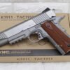 Pistol KWC Colt Rail Gun M1911 dengan bodi full metal dan aksesori tactica