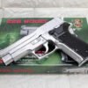 Pistol KWC P226 berbahan ABS dengan sistem spring manual dan magazen 12 rounds