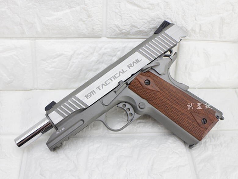 Milbro Colt Rail Gun M1911 Tactical Pistol GBB CO2 Airsoft - Gambar 5