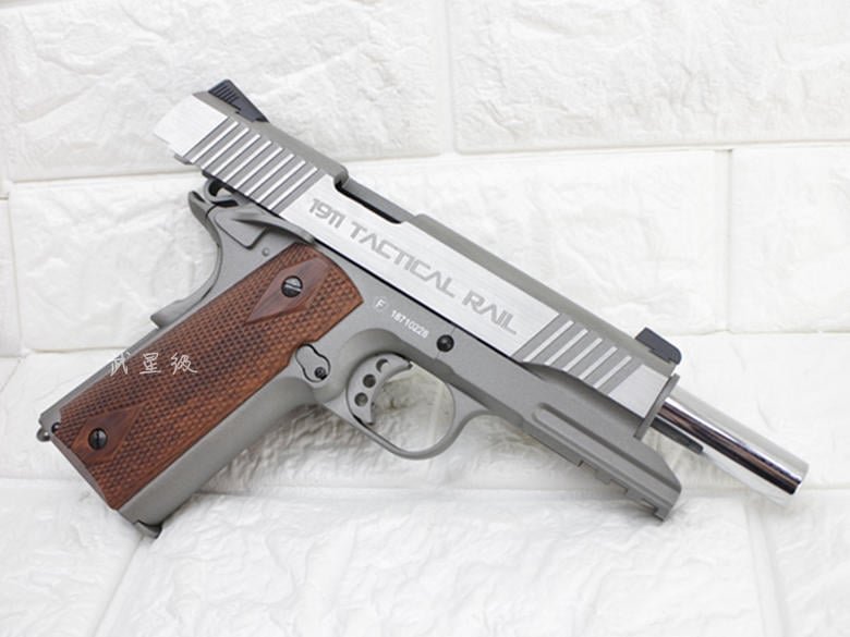 Milbro Colt Rail Gun M1911 Tactical Pistol GBB CO2 Airsoft - Gambar 6