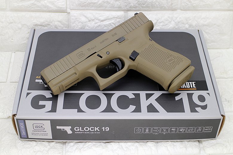UMAREX SRC Glock 19 G19 GEN5 MOS GBB Airsoft dengan Metal Slide dan MOS optic system