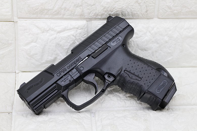 UMAREX Walther CP99 Compact GBB CO2 Air Gun 4.5mm dengan Metal Slide